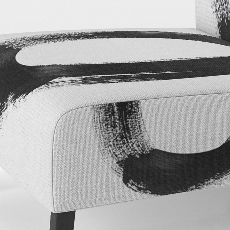 Fauteuil de chambre Abstract I Minimalisme, Slipper Armless