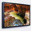 «Narrows in Zion National Park Utah», reproduction de photo sur toile tendue encadrée-26690152