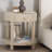 Witkowski Bohemian Woven Natural Grasscloth 1-Drawer Nightstand