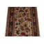 Tapis de couloir rose / noir / ivoire en laine noué à la main 2 pi 8 po x 16 pi 5 po Roca