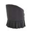 Chaises demi-tonneau revêtues de lin-1644880835