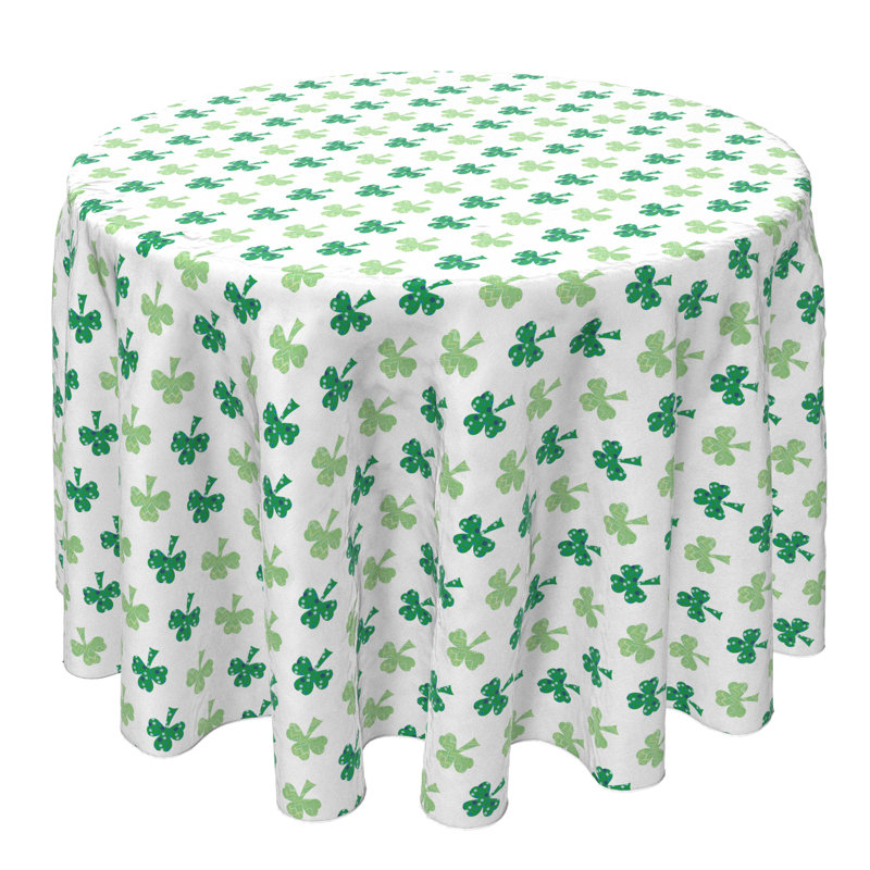 Round Cotton Twill Tablecloth