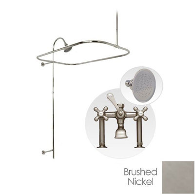 2 Handle Deck Clawfoot Tub Faucet