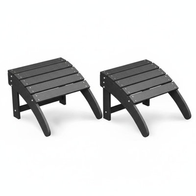 High-Density Polyethylene (HDPE) Outdoor Ottoman