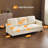 83.5" Upholstered Square Arm Suede Sofa-772233932