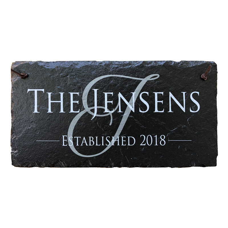 Plaque d'adresse Sassy