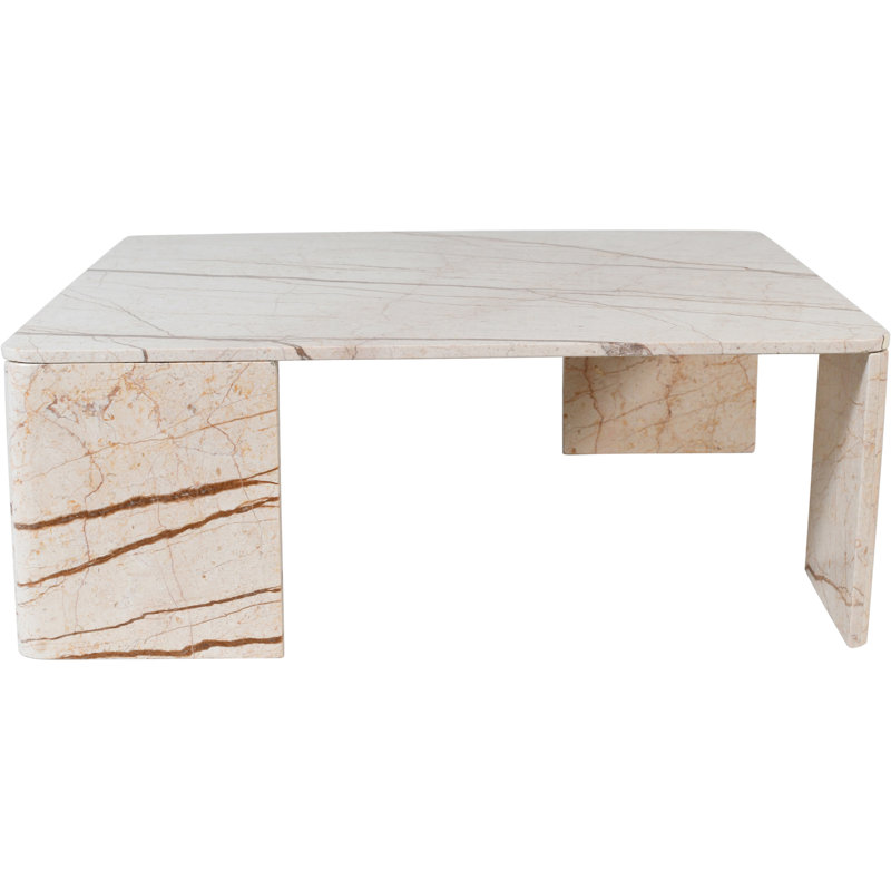 Table basse Livorno, Marbre beige
