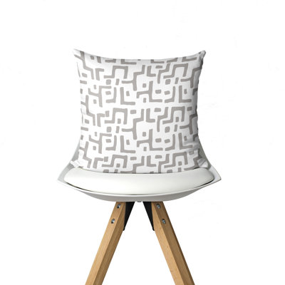 Kizi African Kuba Mud Cloth Inspired Tribal Indoor  Throw Pillow