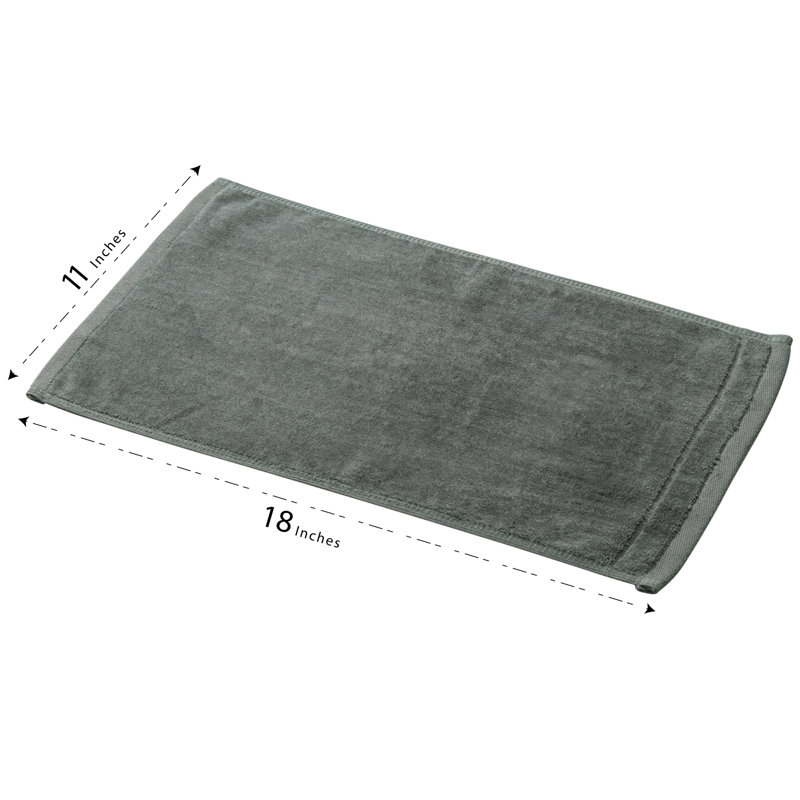 Ensemble de serviettes 2 pièces 100% coton monogrammé, W