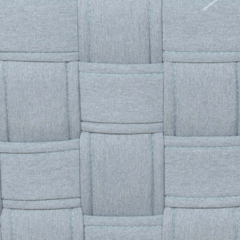 Light Teal Coffee Table with Knitting Texture Base