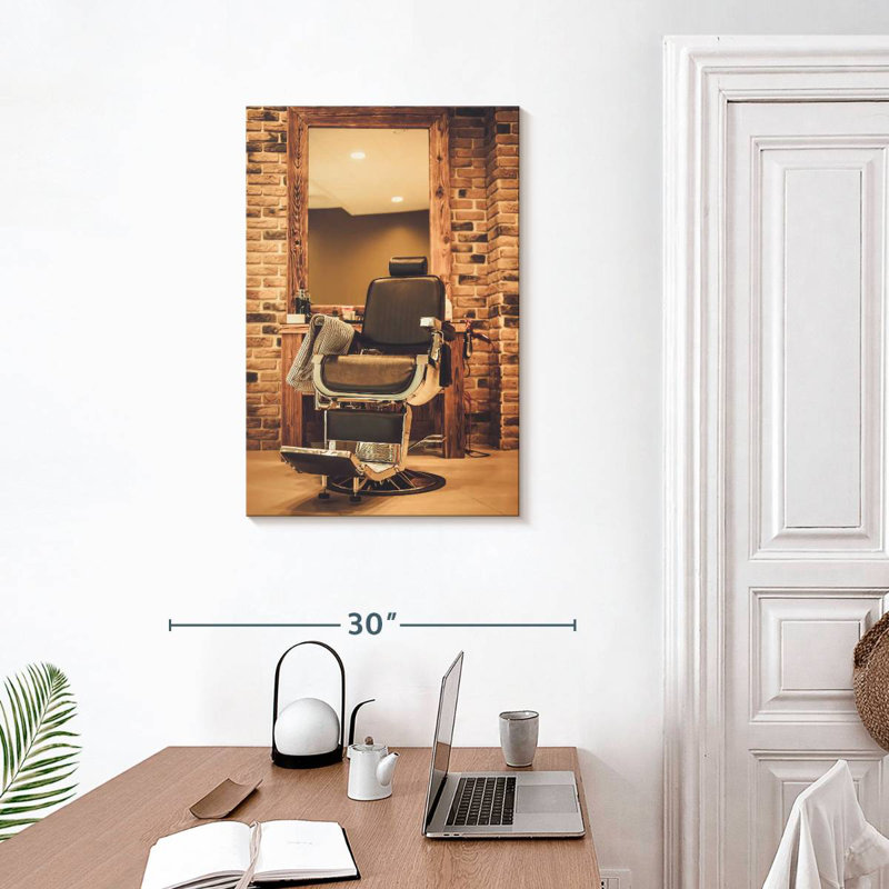 Fauteuil de coiffeur Shuttleworth, H 30 po x l 20 po
