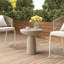 Fiberglass Mushroom-Shaped Accent Table-1838132077