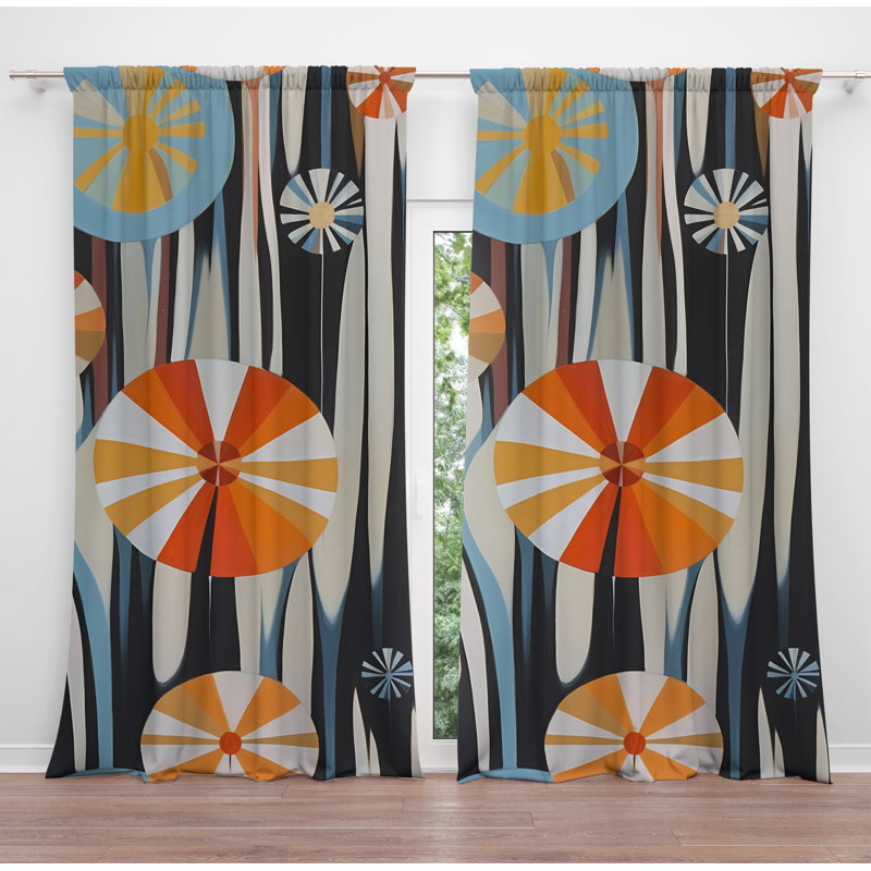 Paire de rideaux obscurcissant en polyester Dulvert, L 40 po x H 82 po