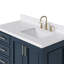Ensemble de meuble-lavabo simple 42,25 po avec plateau en quartz Abshire-94668838