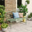 Banc de jardin extérieur Sunnydaze - vert