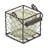 HomeRoots 3.5'' H Glass Tabletop Lantern