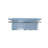 Esyspot Metal Powder Coating Hook Wall Mounted With Shelf In Blue-44316548