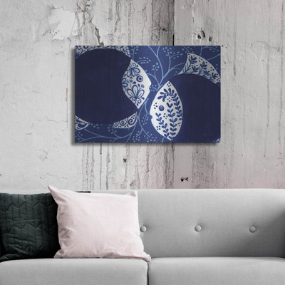 Art mural en métal Coastal Chinoiserie 9 pi par Yvette St. Amant, 36 po x 24 po