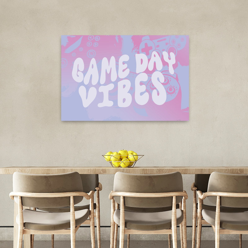 «Game Day Vibes», art contemporain abstrait, H 36 po x l 24 po