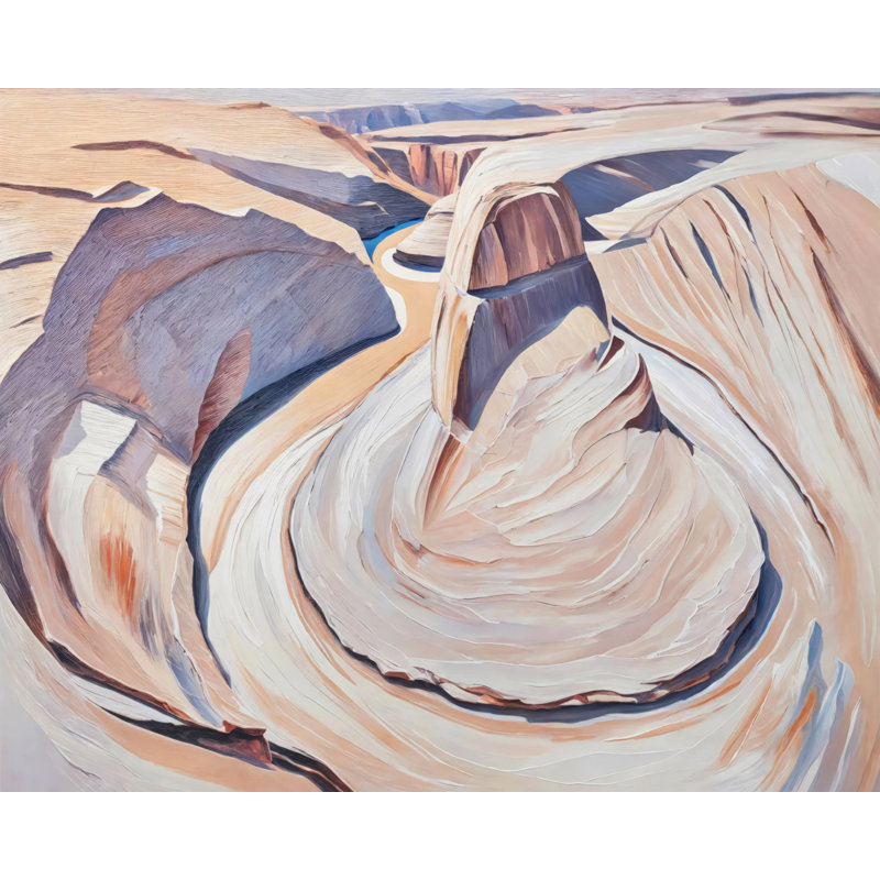 Giclée sur toile tendue Horseshoe-Bend, H 15 po x l 15 po
