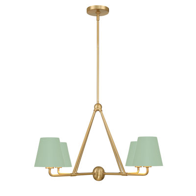 Kinston 4 - Light Shaded Classic Chandelier