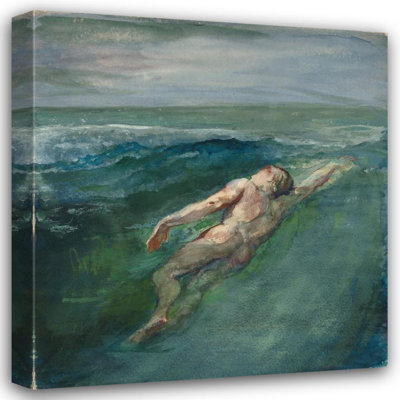 "Swimmer" par John La Farge - Art mural sur toile tendue avec châssis