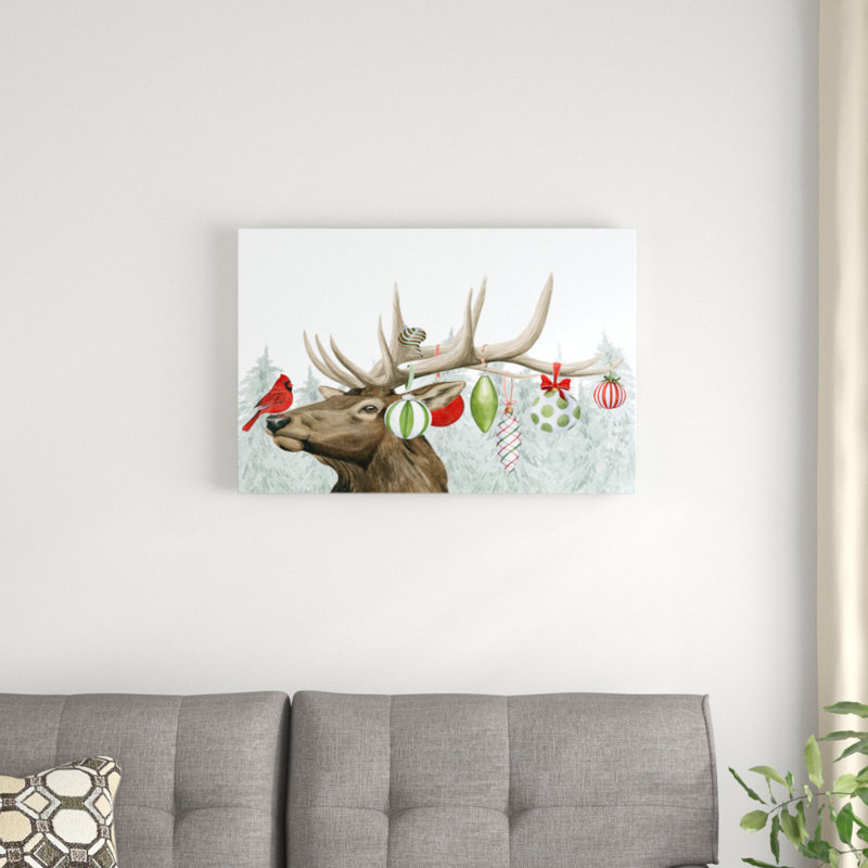 «Festive Forest Collection A» par Grace Popp - impression sur toile tendue, H 20 po x l 30 po