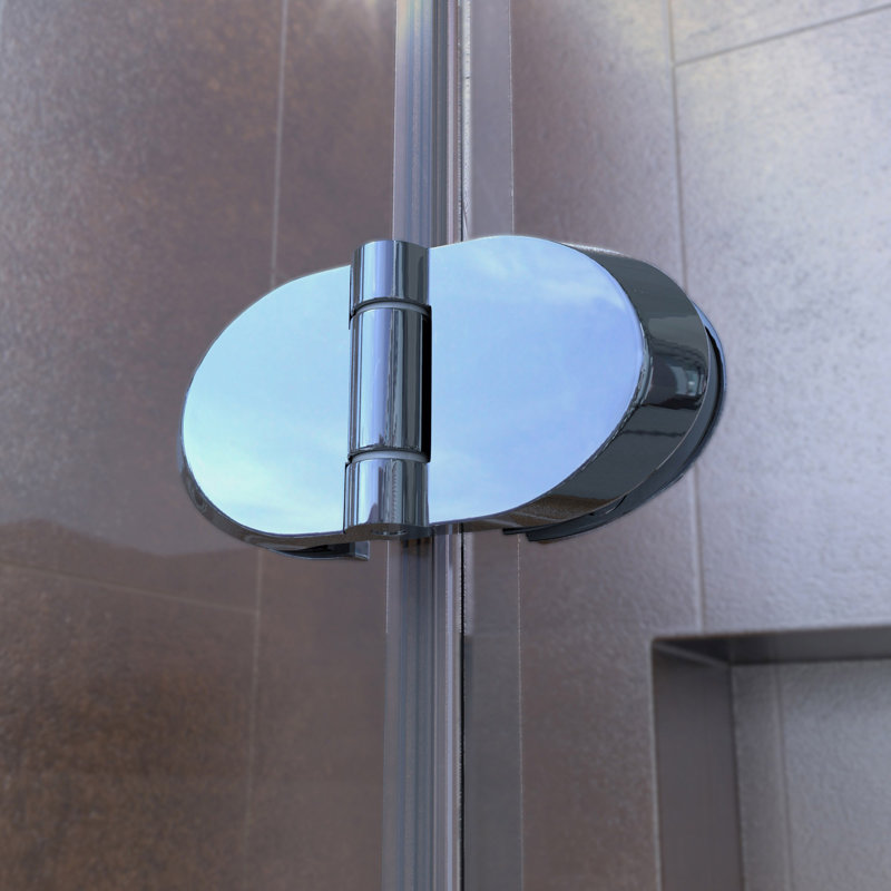 Porte de douche pliante sans cadre Aqua 32 "x 74,75"