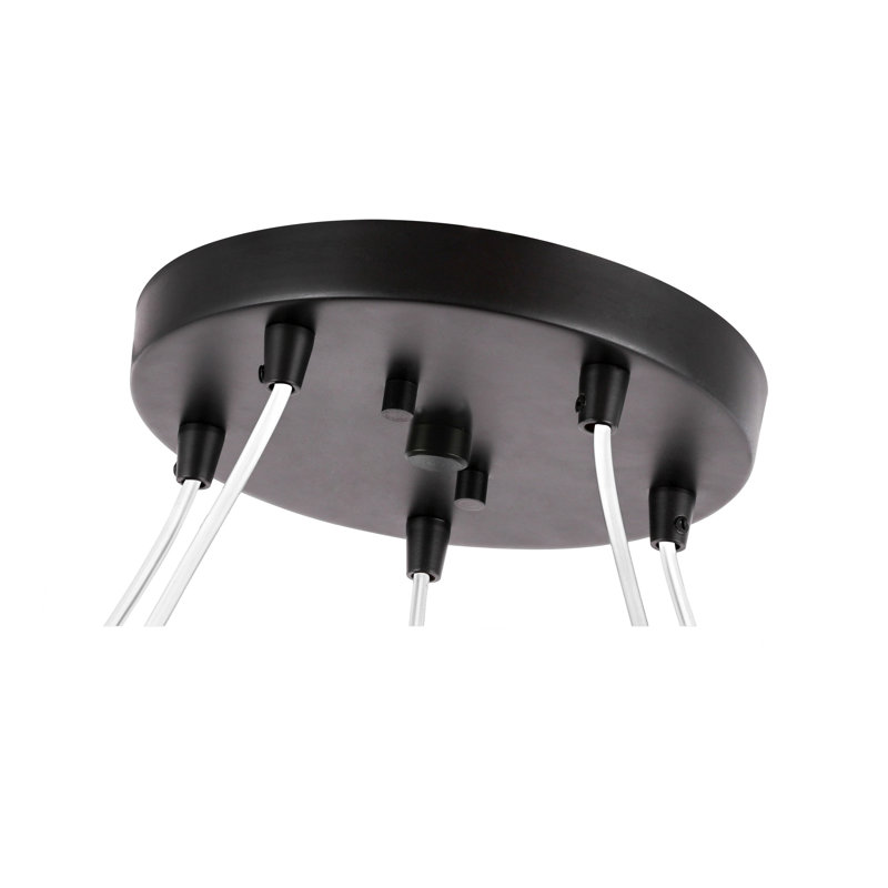Happel 5 - Light LED Tiered Chandelier