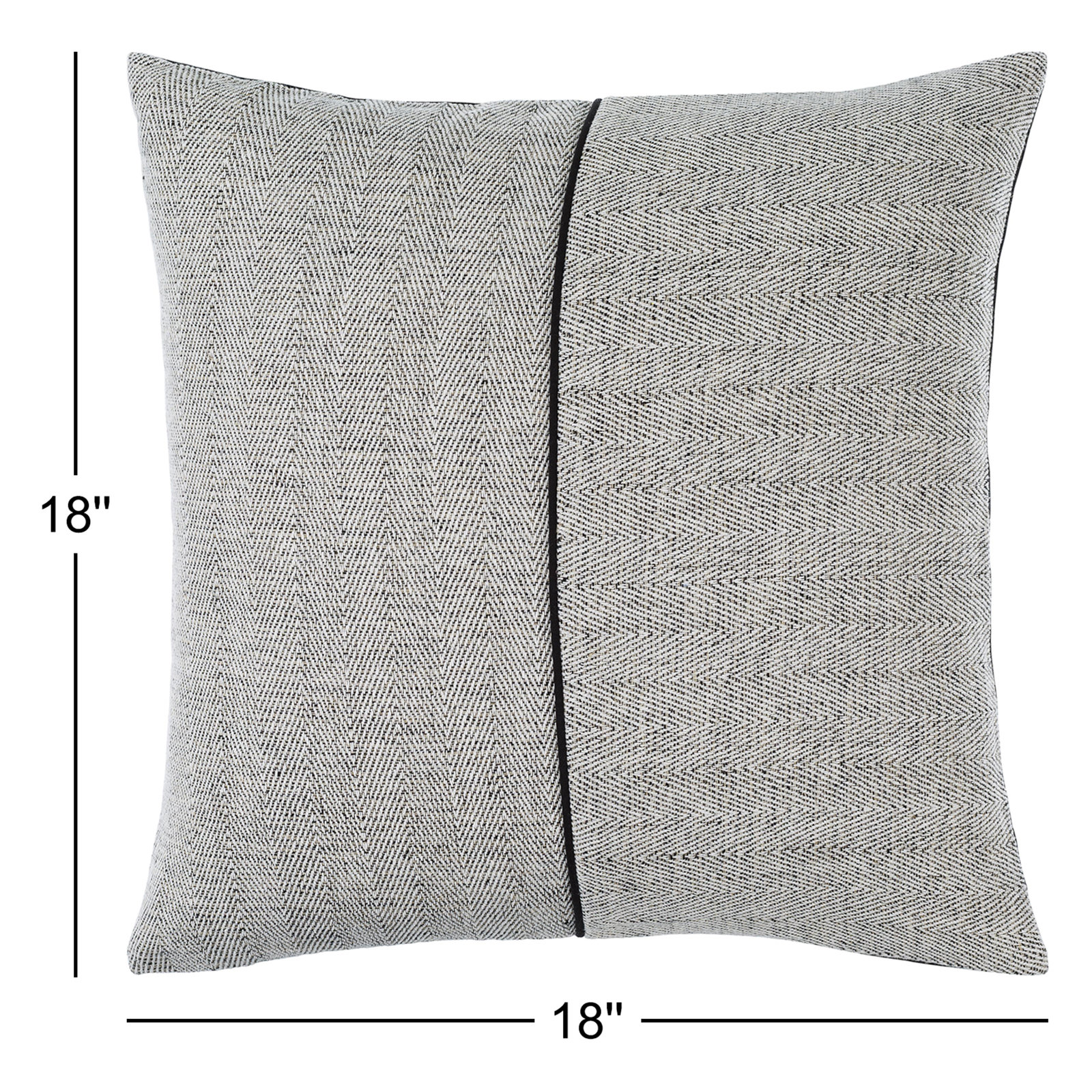 Damir Pillow Cover, 18" x 18", Pillow Cover Only - No Insert