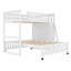 Lit superposé simple en L 6 tiroirs avec tablettes Eyoas par Harriet Bee-40503984
