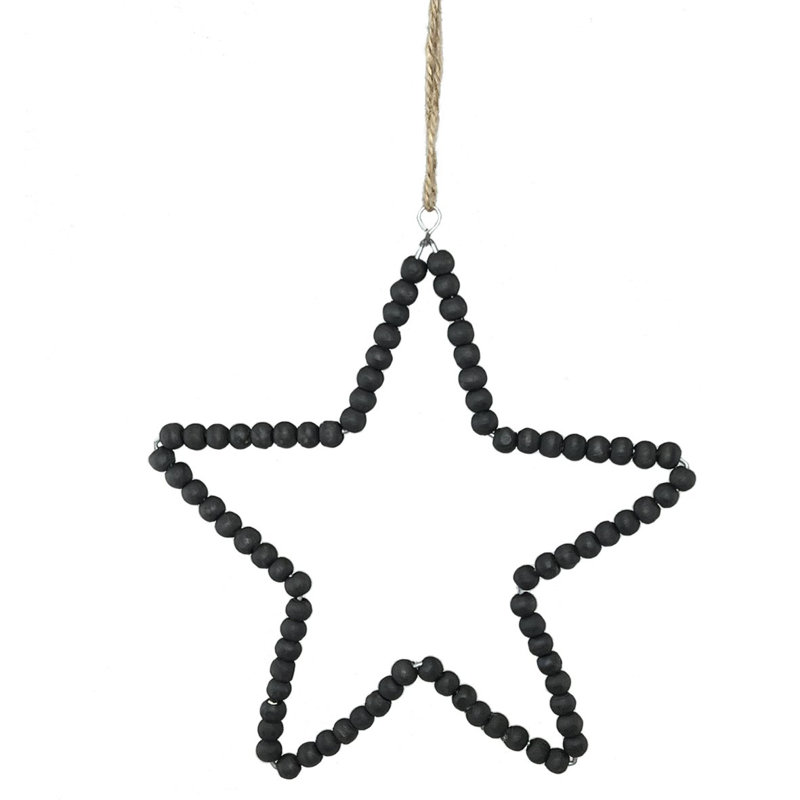The Holiday Aisle®, H 6,50 po x l 2 po x P 6,50 po, Noir
