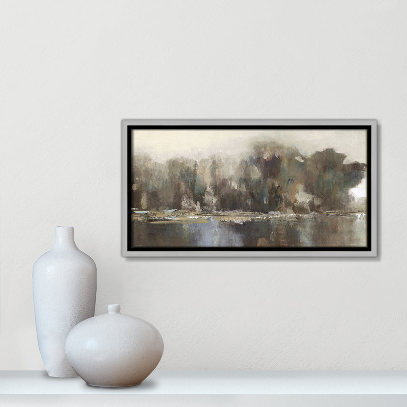 «Daily Reflections II - Landscape Version Print» par Carol Robinson, Argent argent, H 9,5 po x l 17,5 po