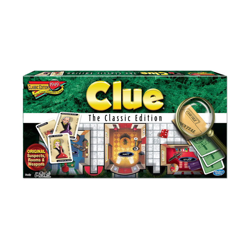 Winning Moves 6 Player Paper Clue