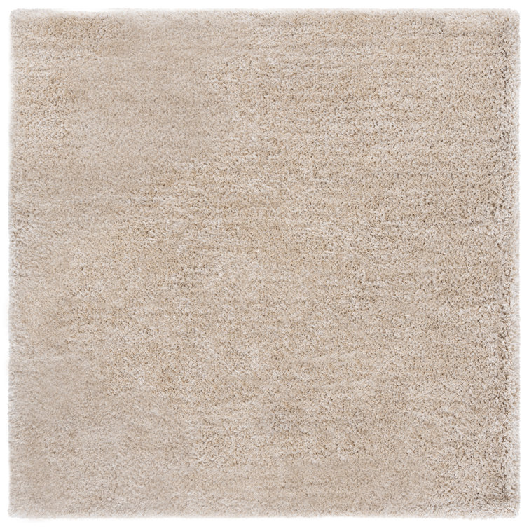 Delane Handmade Shag Champagne Area Rug
