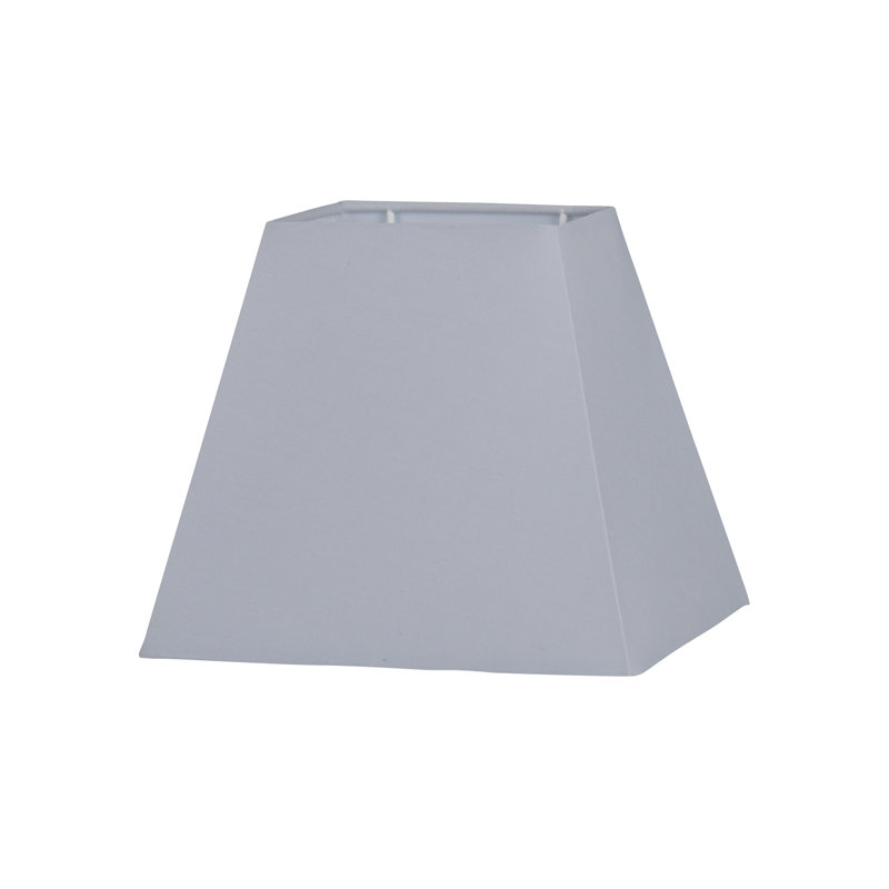 Lissette 16.5cm H Textile Empire Lamp Shade ( Clip On ), Grey