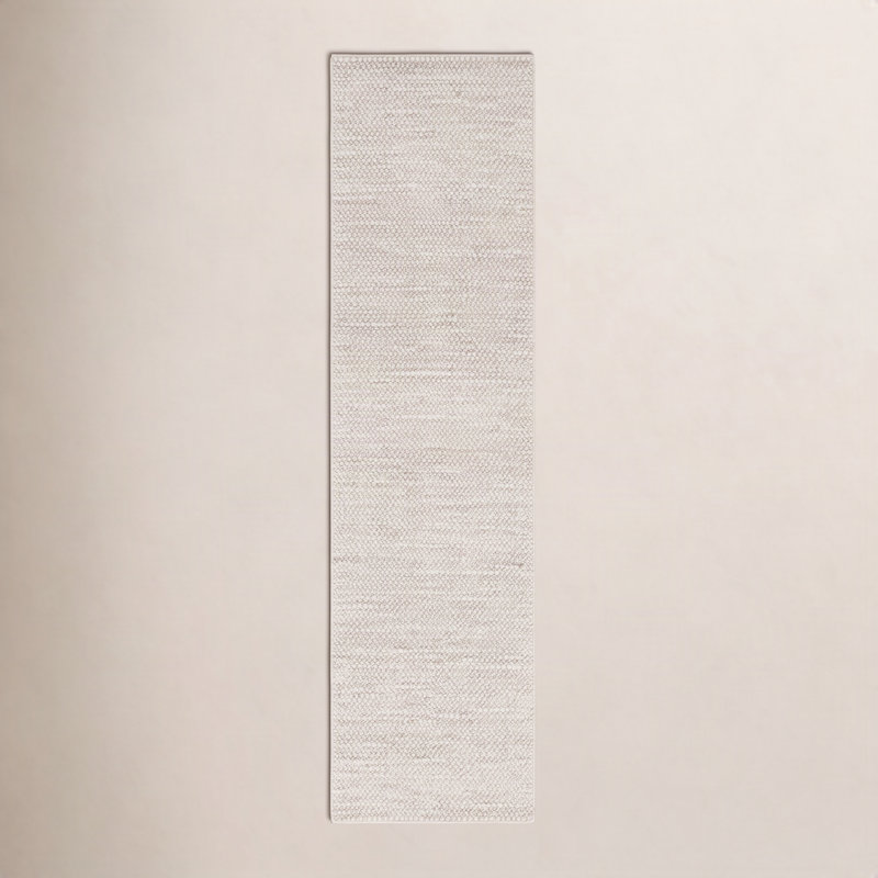 Tapis naturel gris / ivoire Danie, Tapis de couloir 2 pi 3 po x 9 pi