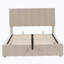 Lit plateforme double avec système de rangement hydraulique beige-1936987674-1936987673