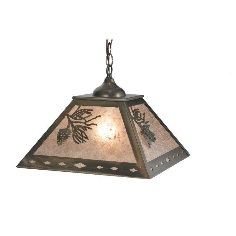 Luminaire suspendu conique 2 lumières 2 lumières