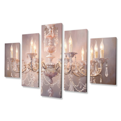 " Chandelier Serene Luster II " 5 - Pieces