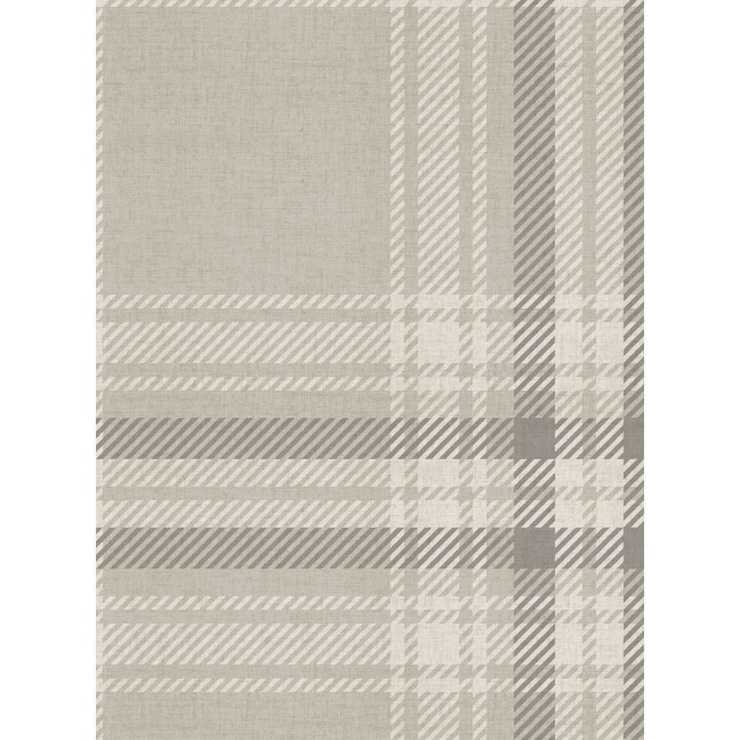 Cozy Plaid Peel And Stick Wallpaper Gracie Oaks