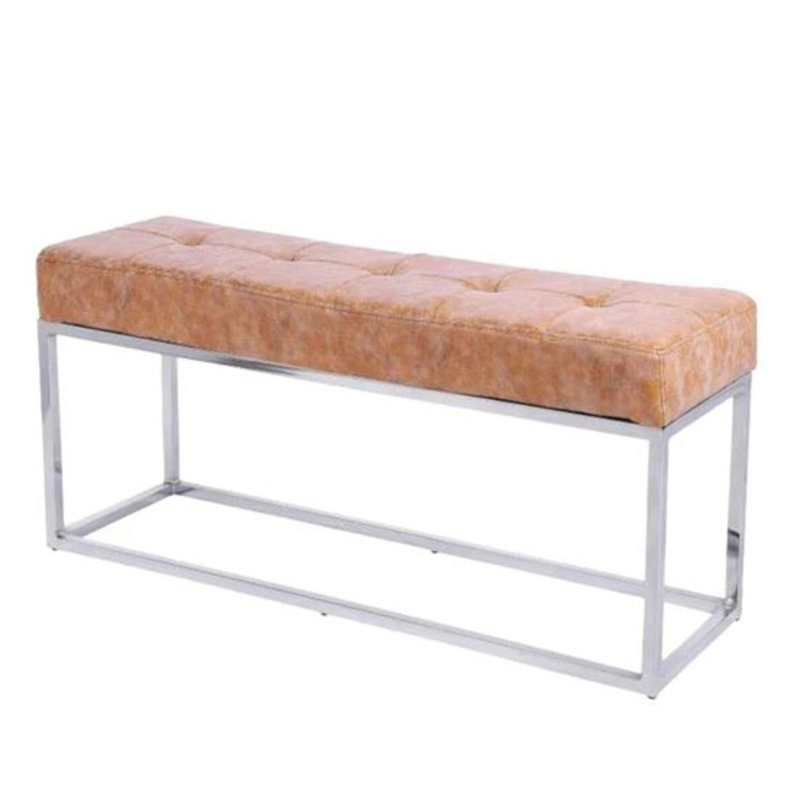 Schutte Upholstered Bench, Antique Tan
