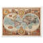 Ancienne carte du monde - reproduction d'art sur toile tendue-59625844