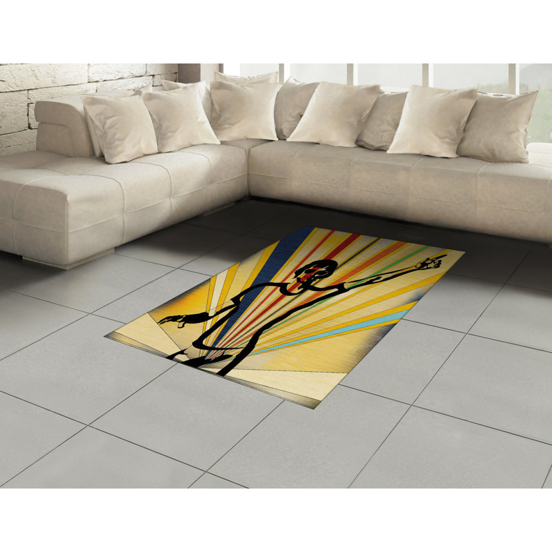 Tapis décoratif Indie High Density, Rectangle 2 pi 7 po x 5 pi
