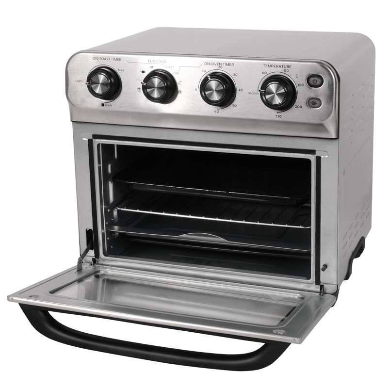 Stainless Steel 26 QT Air Fryer Rotisserie Oven