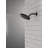 PivotPro Rain Showerhead, Single Setting 7 Inch Round Shower Head Matte Black-116423714