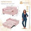 Canapé-lit modulaire 54,30 po Corduroy-129173137