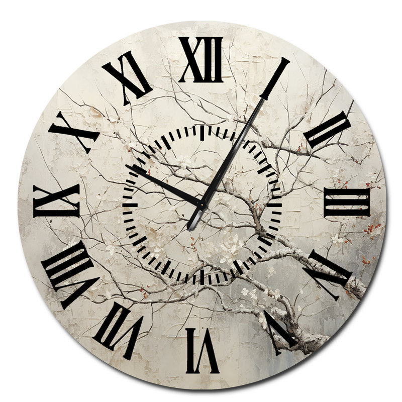 Horloge murale arbre, Surdimensionné