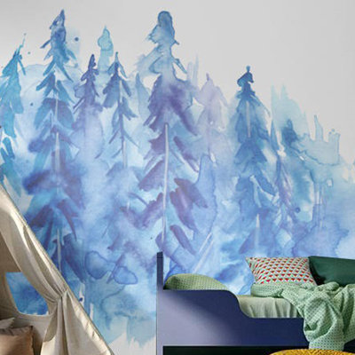 Brier Matte Peel and Stick Mural