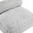 37" Light Gray Faux Fur Convertible Bean Bag Chair, 2-in-1 Foldable Lounger Folds Out to Floor Bed, Shredded Foam Filled with Neck Pillow, No Assembly
